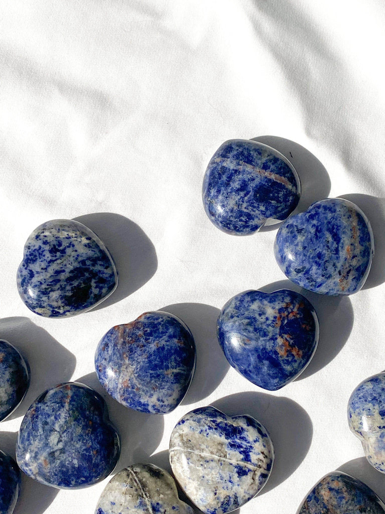 Sodalite Heart | Medium - Unearthed Crystals