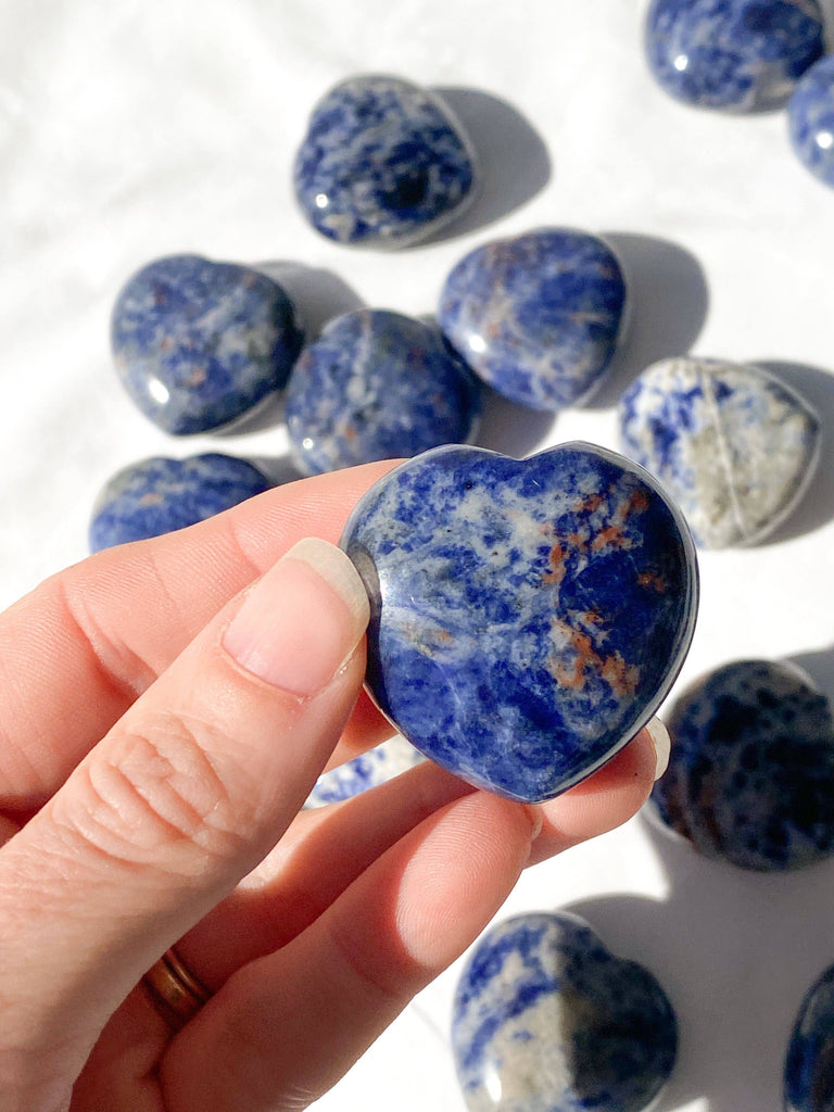 Sodalite Heart | Medium - Unearthed Crystals