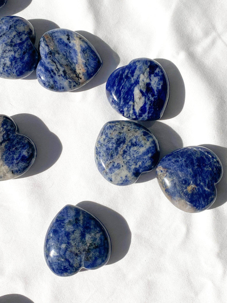 Sodalite Heart | Large - Unearthed Crystals