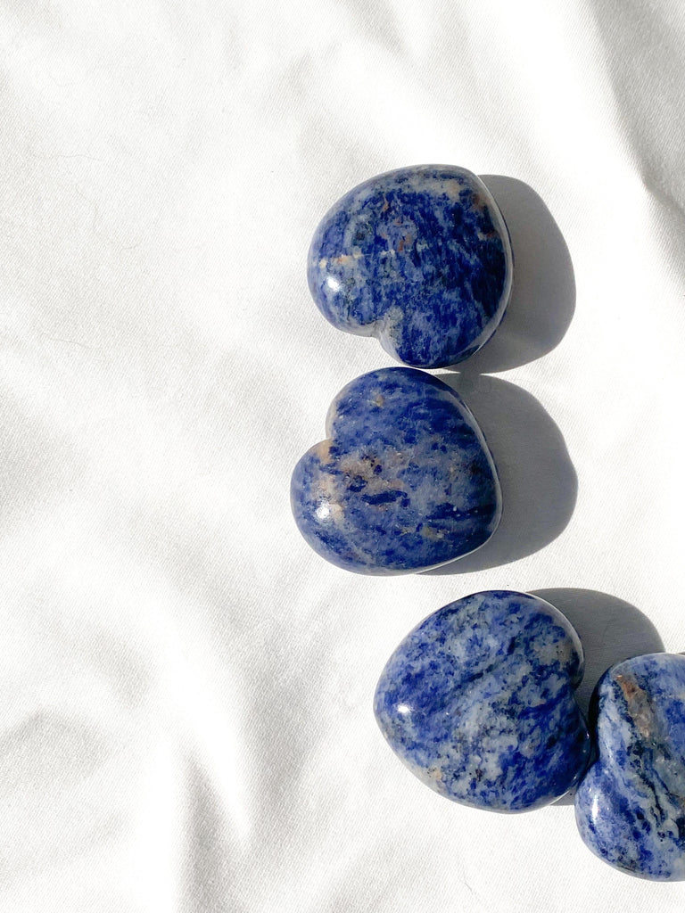 Sodalite Heart | Large - Unearthed Crystals