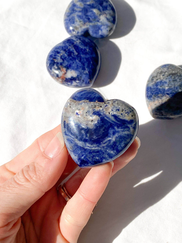 Sodalite Heart | Large - Unearthed Crystals