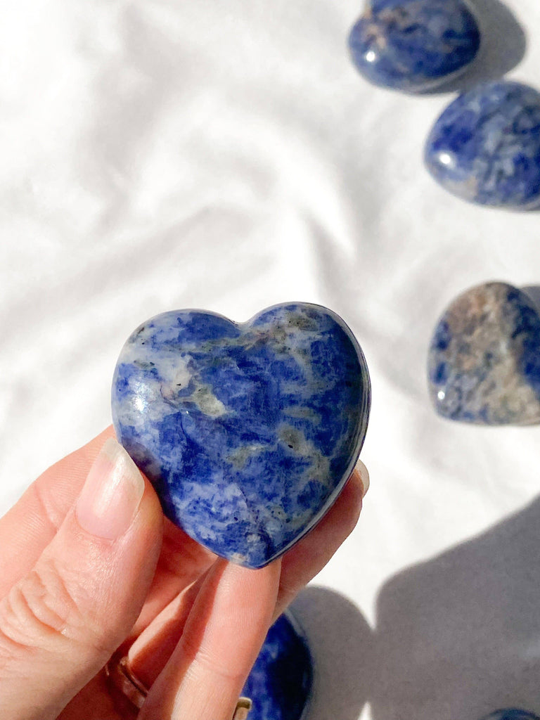 Sodalite Heart | Large - Unearthed Crystals