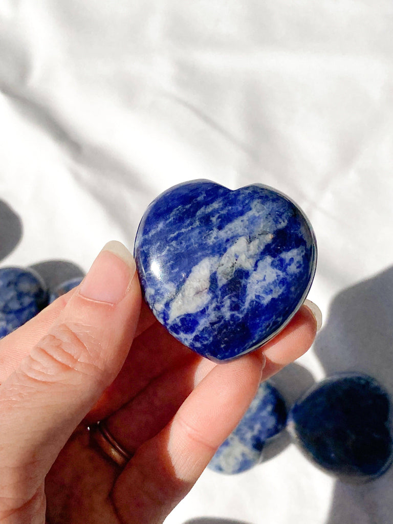Sodalite Heart | Large - Unearthed Crystals