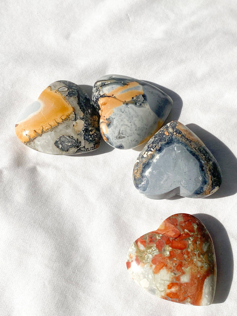 Maligano Jasper Heart | Large - Unearthed Crystals