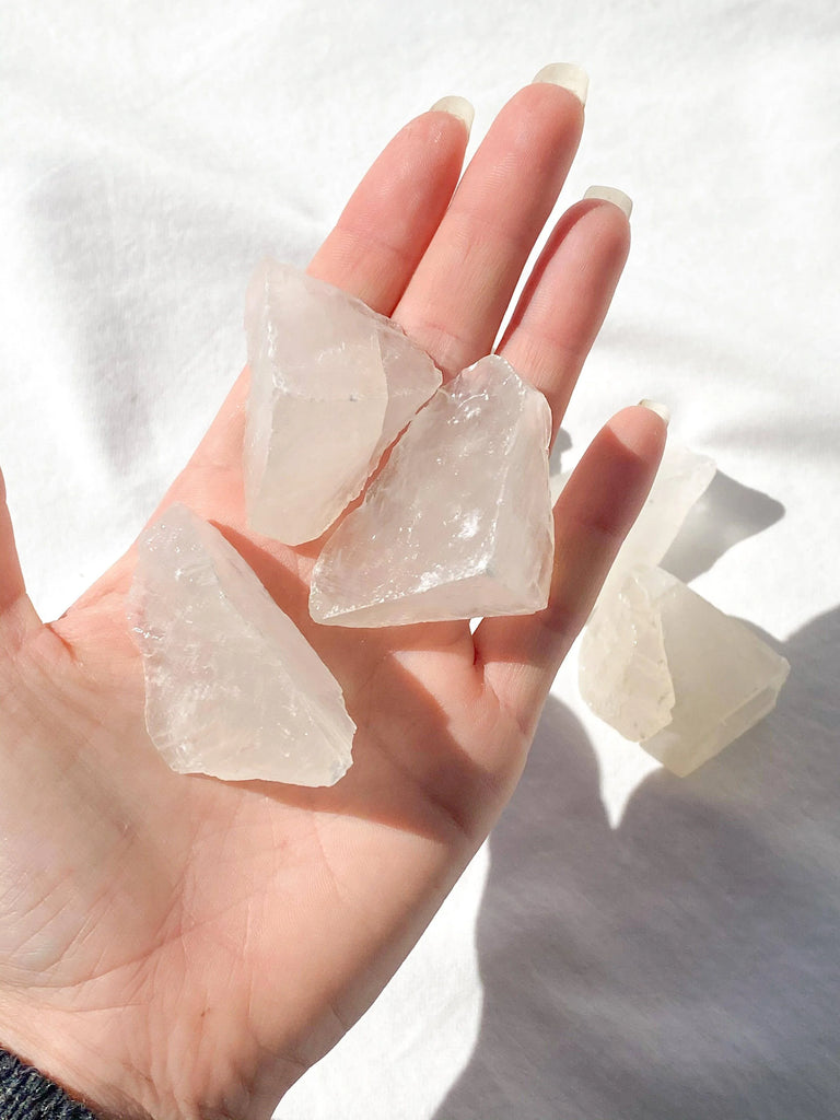 White Calcite Rough | Small - Unearthed Crystals