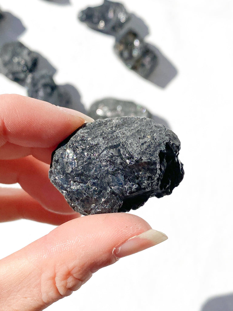 Black Tourmaline Rough | Small - Unearthed Crystals