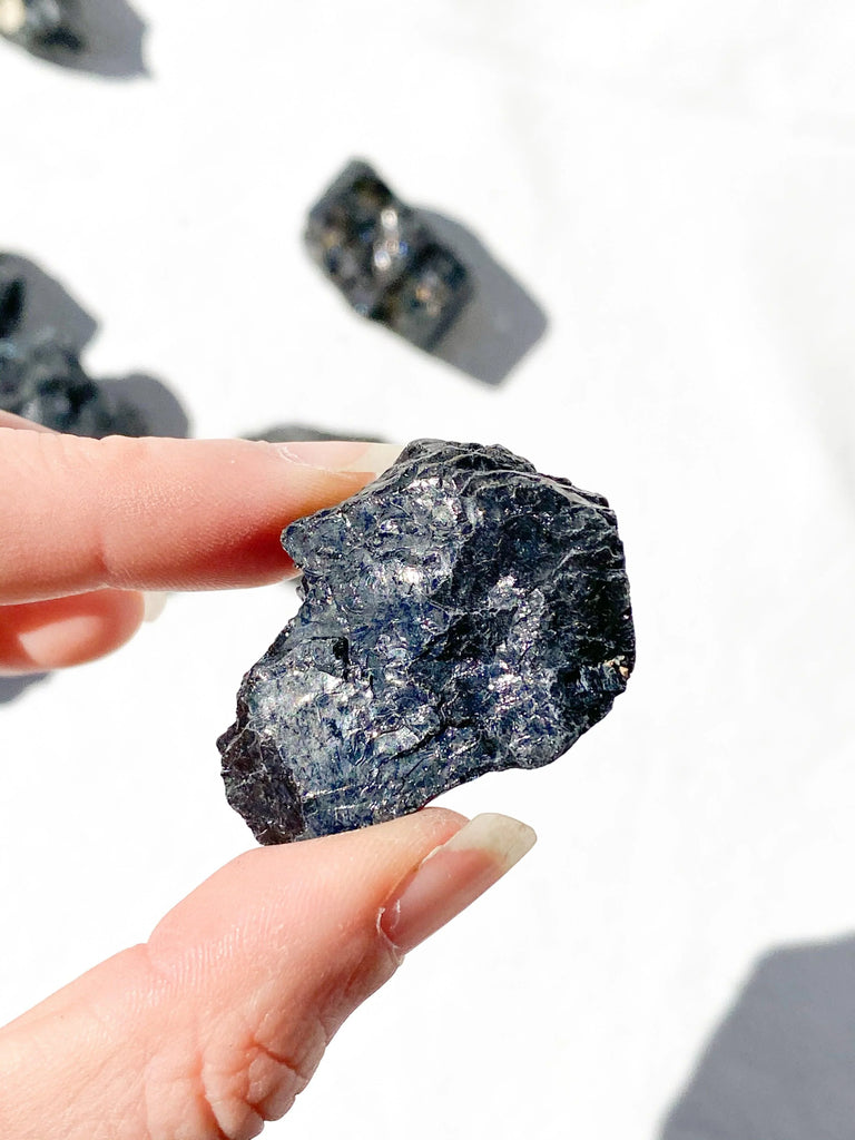 Black Tourmaline Rough | Small - Unearthed Crystals