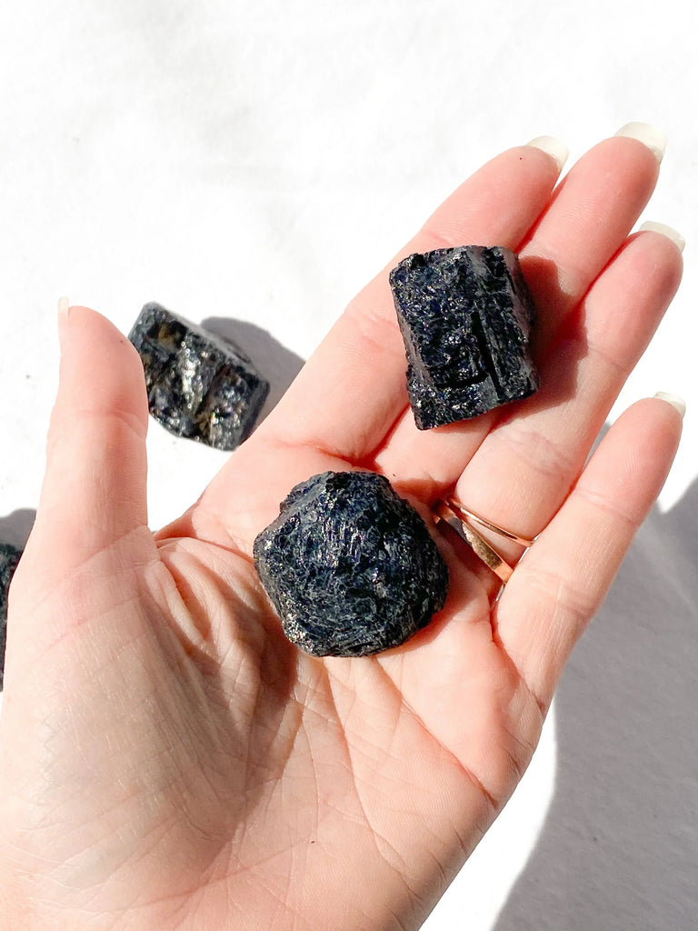 Black Tourmaline Rough | Small - Unearthed Crystals