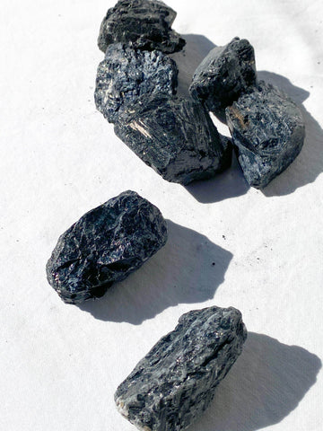 Black Tourmaline Rough | Medium - Unearthed Crystals