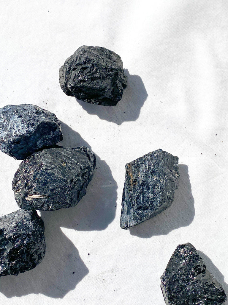 Black Tourmaline Rough | Medium - Unearthed Crystals