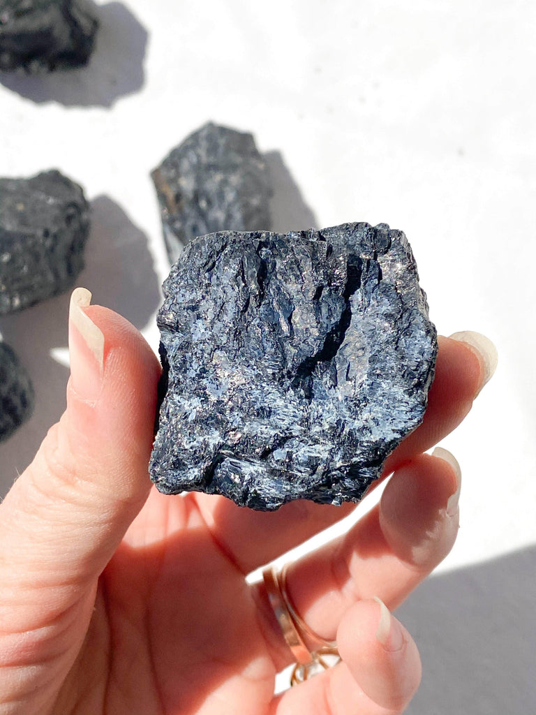 Black Tourmaline Rough | Medium - Unearthed Crystals