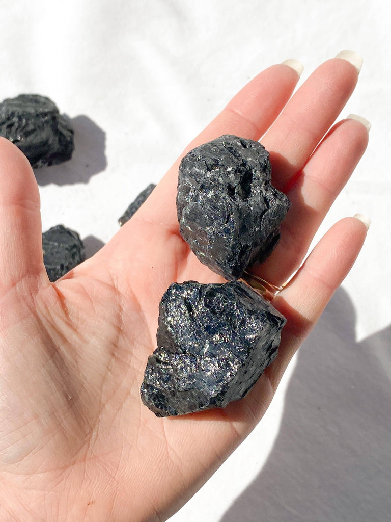 Black Tourmaline Rough | Medium - Unearthed Crystals