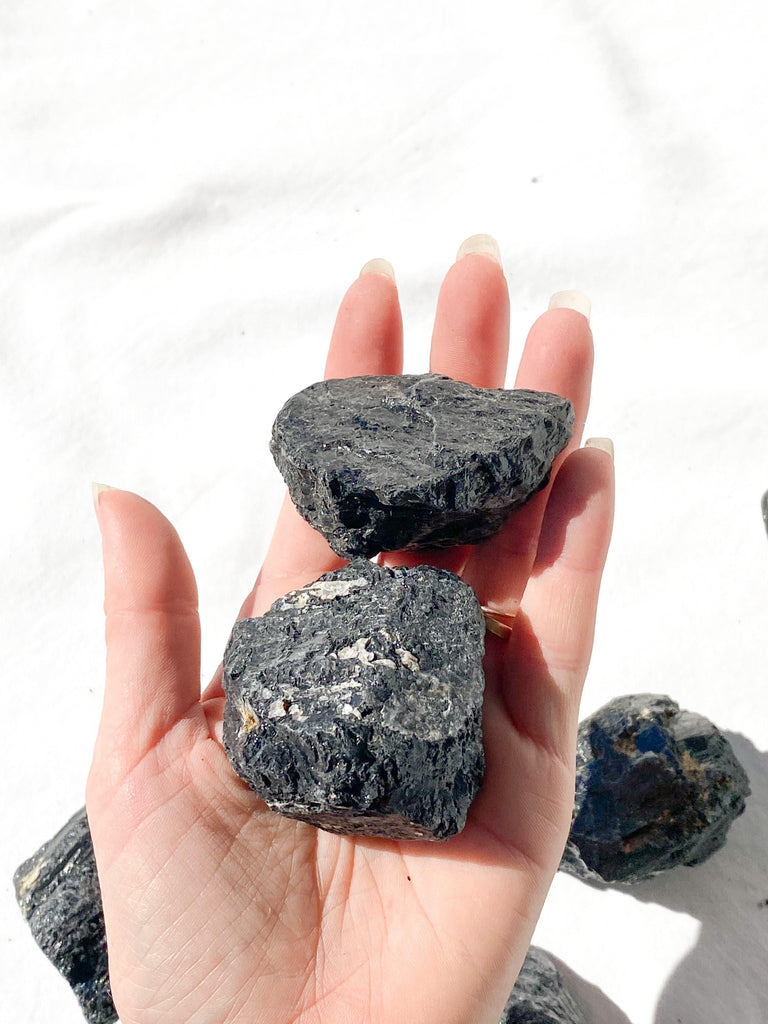 Black Tourmaline Rough | Large - Unearthed Crystals