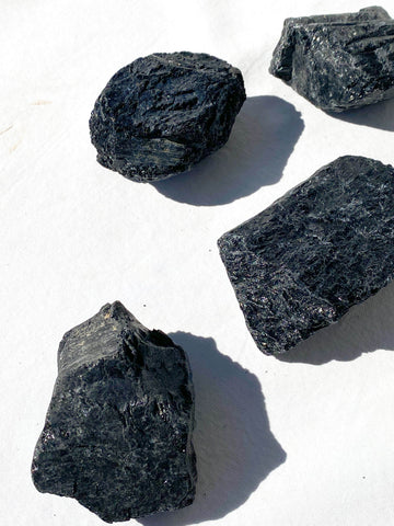 Black Tourmaline Rough | XXL - Unearthed Crystals
