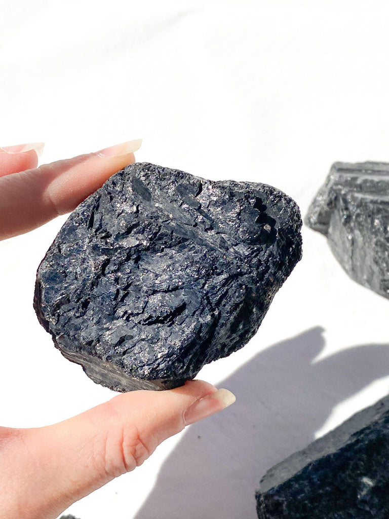 Black Tourmaline Rough | XXL - Unearthed Crystals