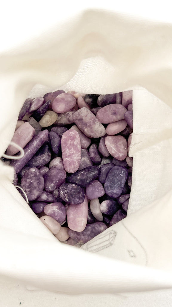 Lepidolite Chips | 250g Bag - Unearthed Crystals