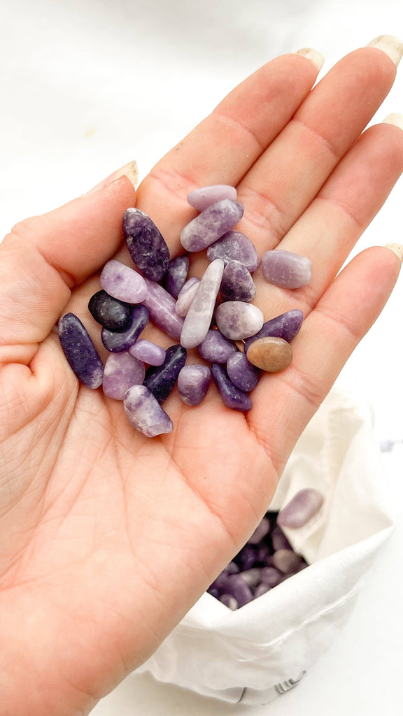 Lepidolite Chips | 250g Bag - Unearthed Crystals