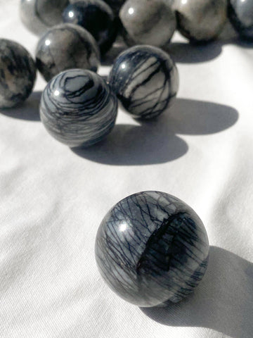 Picasso Jasper Sphere | Small - Unearthed Crystals