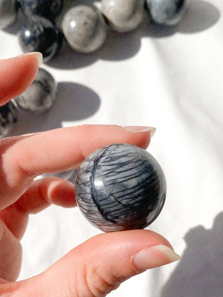 Picasso Jasper Sphere | Small - Unearthed Crystals