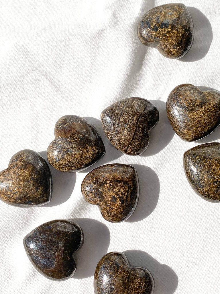 Bronzite Heart | Small - Unearthed Crystals