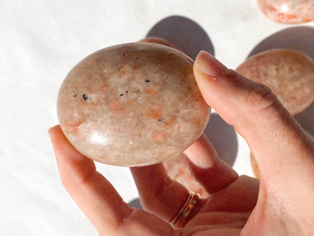 Sunstone Palm Stone | Large - Unearthed Crystals