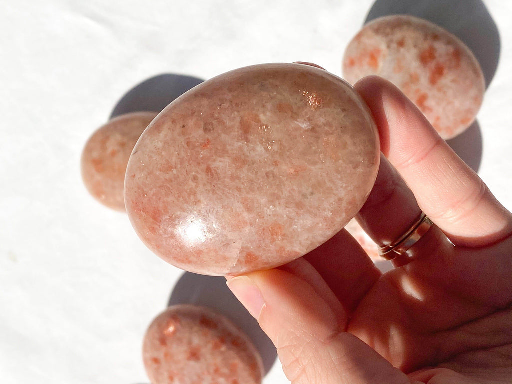 Sunstone Palm Stone | Large - Unearthed Crystals