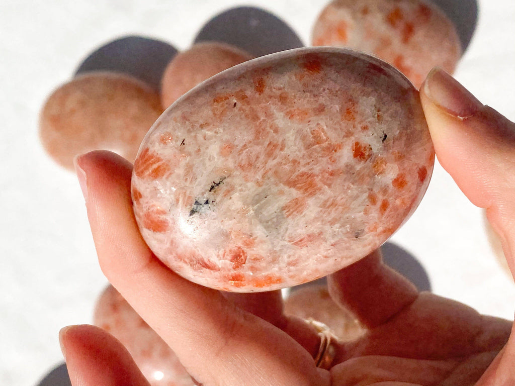 Sunstone Palm Stone | Large - Unearthed Crystals