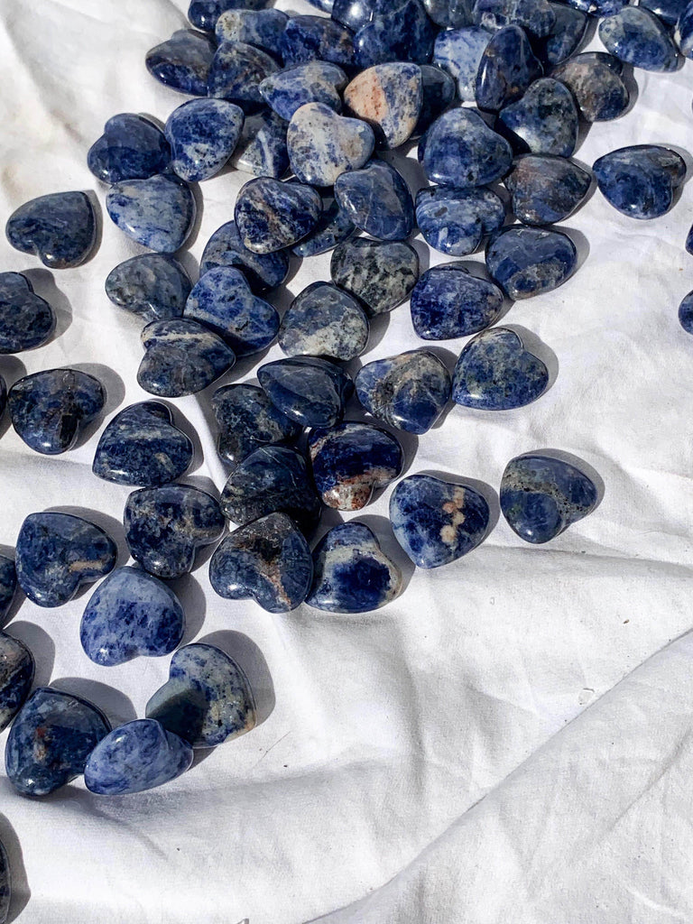 Sodalite Heart | Small - Unearthed Crystals