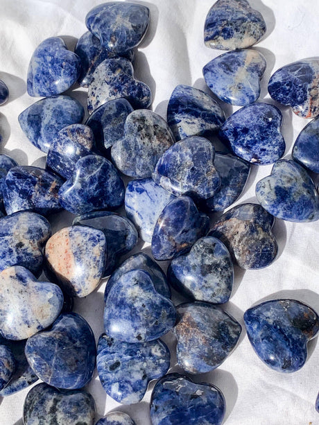 Sodalite Heart | Small - Unearthed Crystals