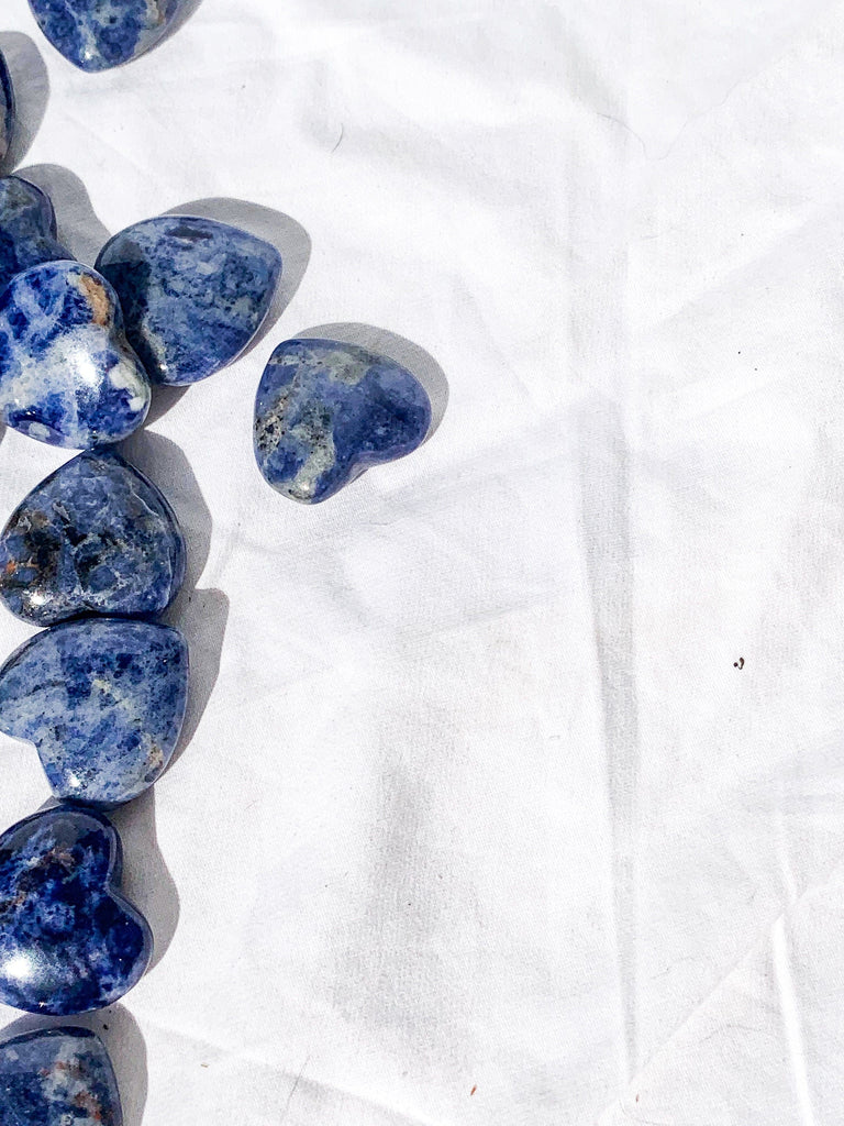 Sodalite Heart | Small - Unearthed Crystals