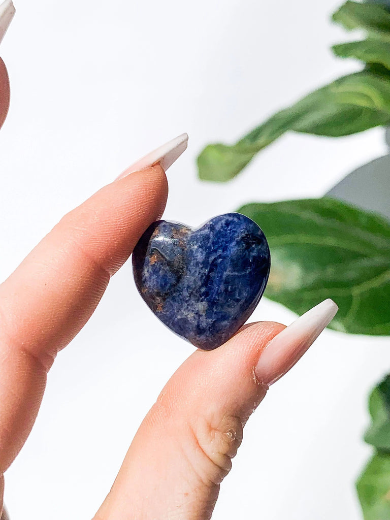 Sodalite Heart | Small - Unearthed Crystals
