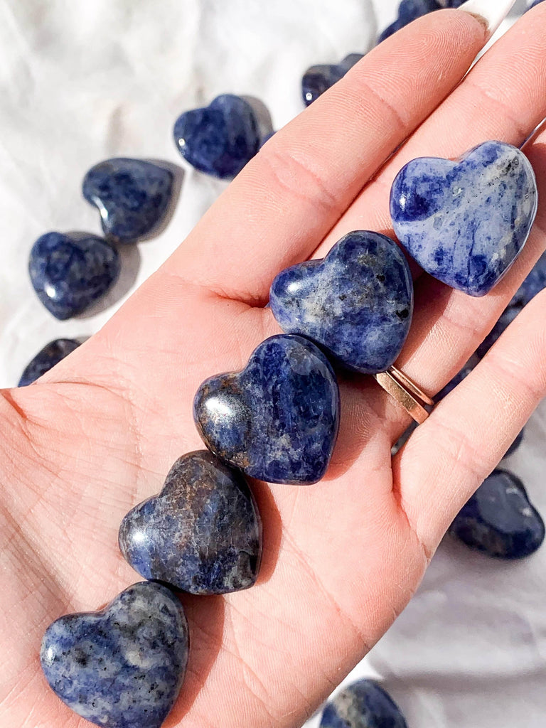Sodalite Heart | Small - Unearthed Crystals