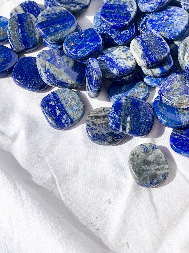 Lapis Lazuli Coin - Unearthed Crystals