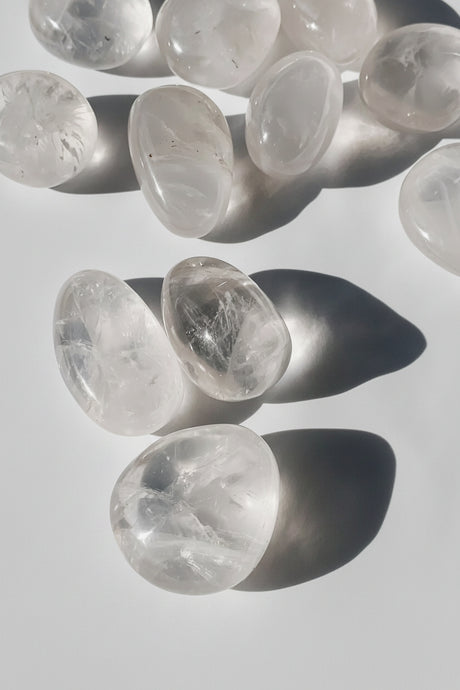 Girasol Quartz Palm Stone | Medium - Unearthed Crystals