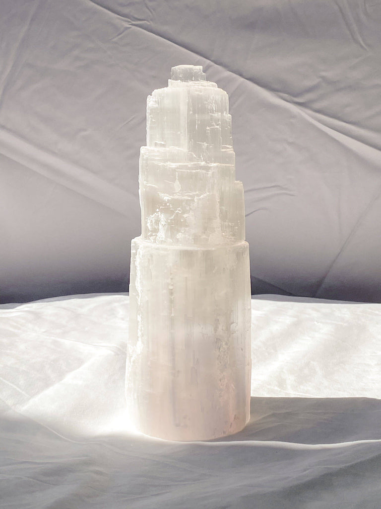 Selenite Lamp | Medium - Unearthed Crystals