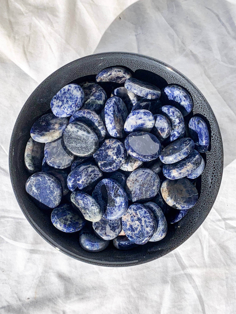 Sodalite Coin | Large - Unearthed Crystals