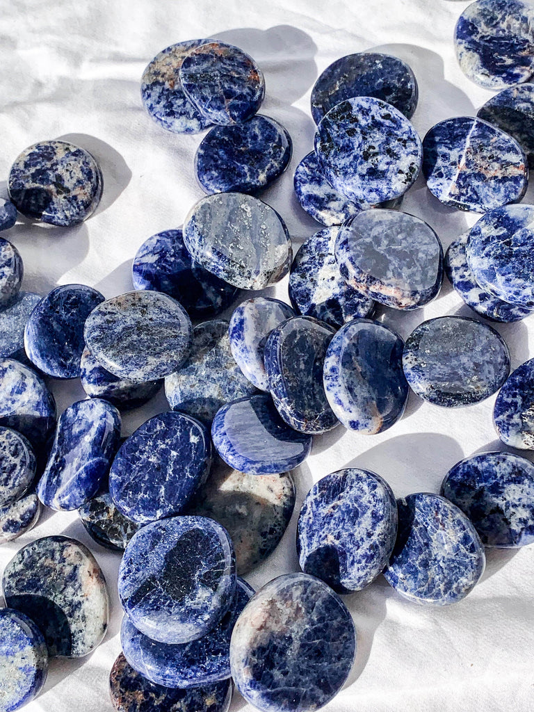 Sodalite Coin | Large - Unearthed Crystals