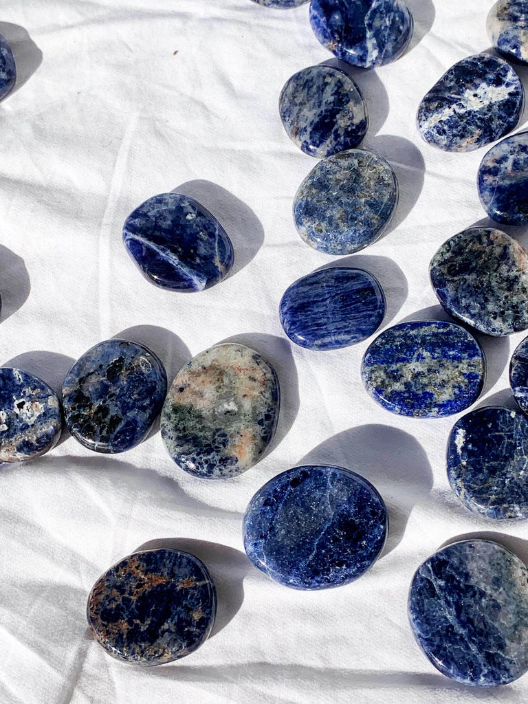 Sodalite Coin | Large - Unearthed Crystals