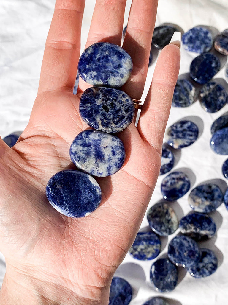 Sodalite Coin | Large - Unearthed Crystals