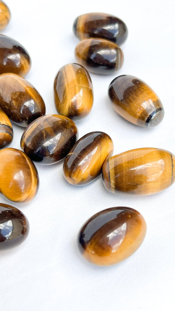Tiger Eye Tumbles | Small - Unearthed Crystals