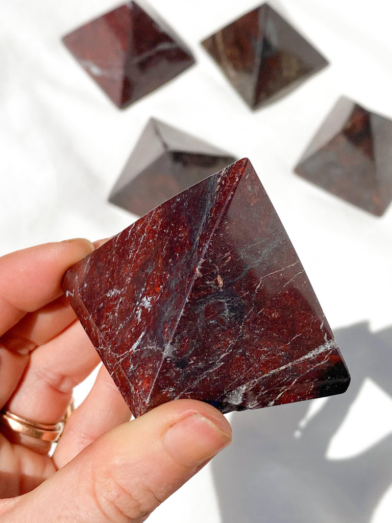 Brecciated Jasper Pyramid | Medium - Unearthed Crystals