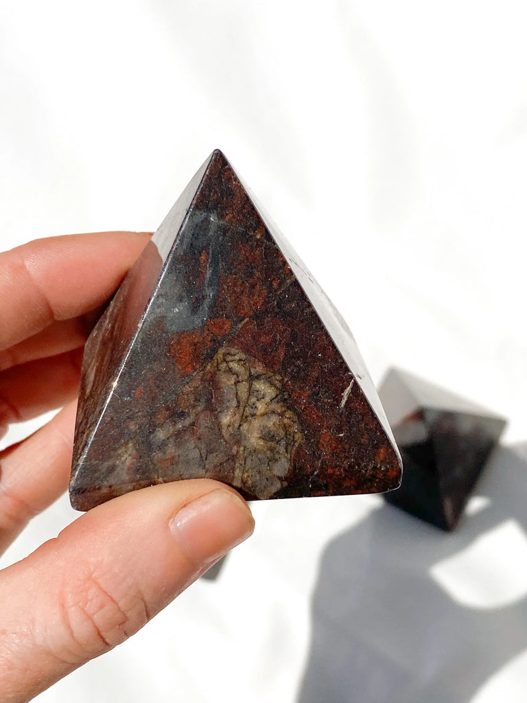 Brecciated Jasper Pyramid | Medium - Unearthed Crystals