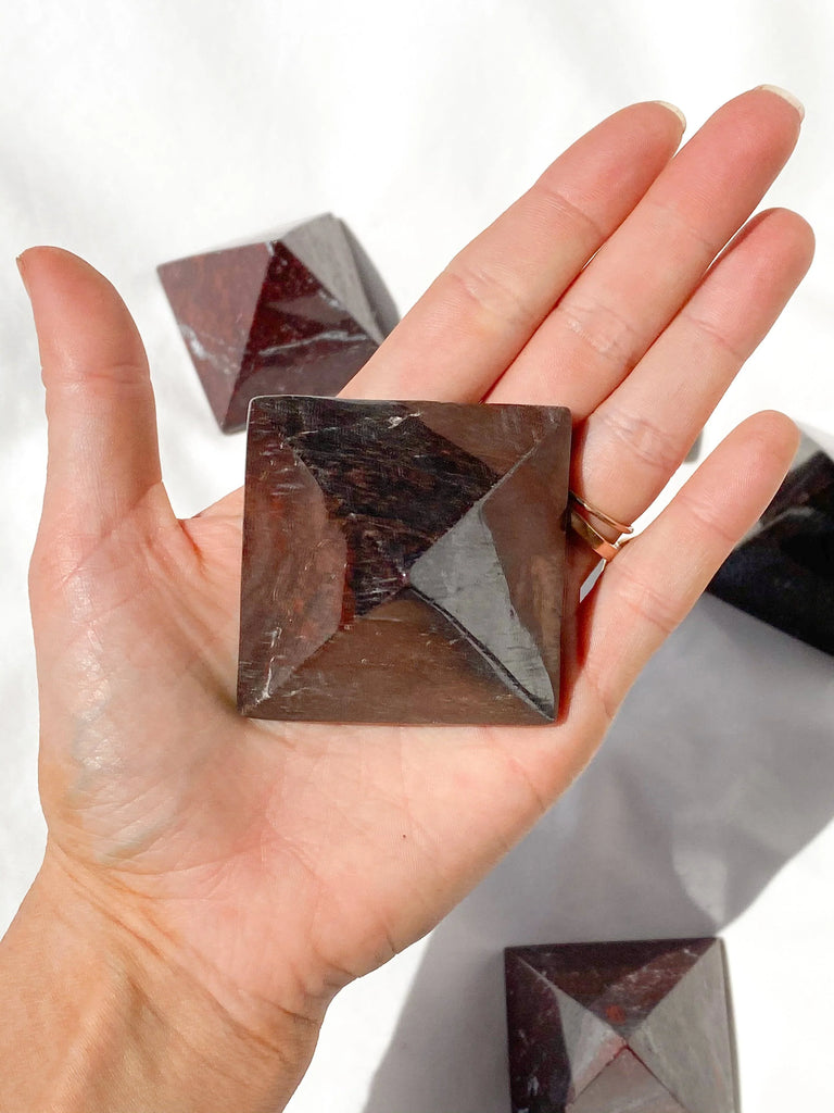 Brecciated Jasper Pyramid | Medium - Unearthed Crystals