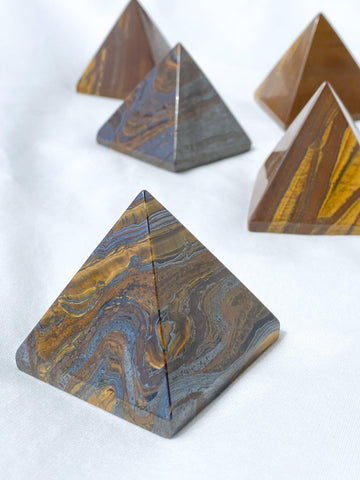 Tiger Iron Pyramid | Medium - Unearthed Crystals