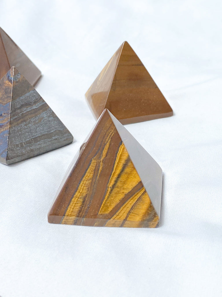 Tiger Iron Pyramid | Medium - Unearthed Crystals