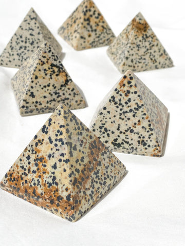 Dalmatian Jasper Pyramid | Medium - Unearthed Crystals