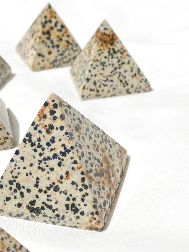 Dalmatian Jasper Pyramid | Medium - Unearthed Crystals
