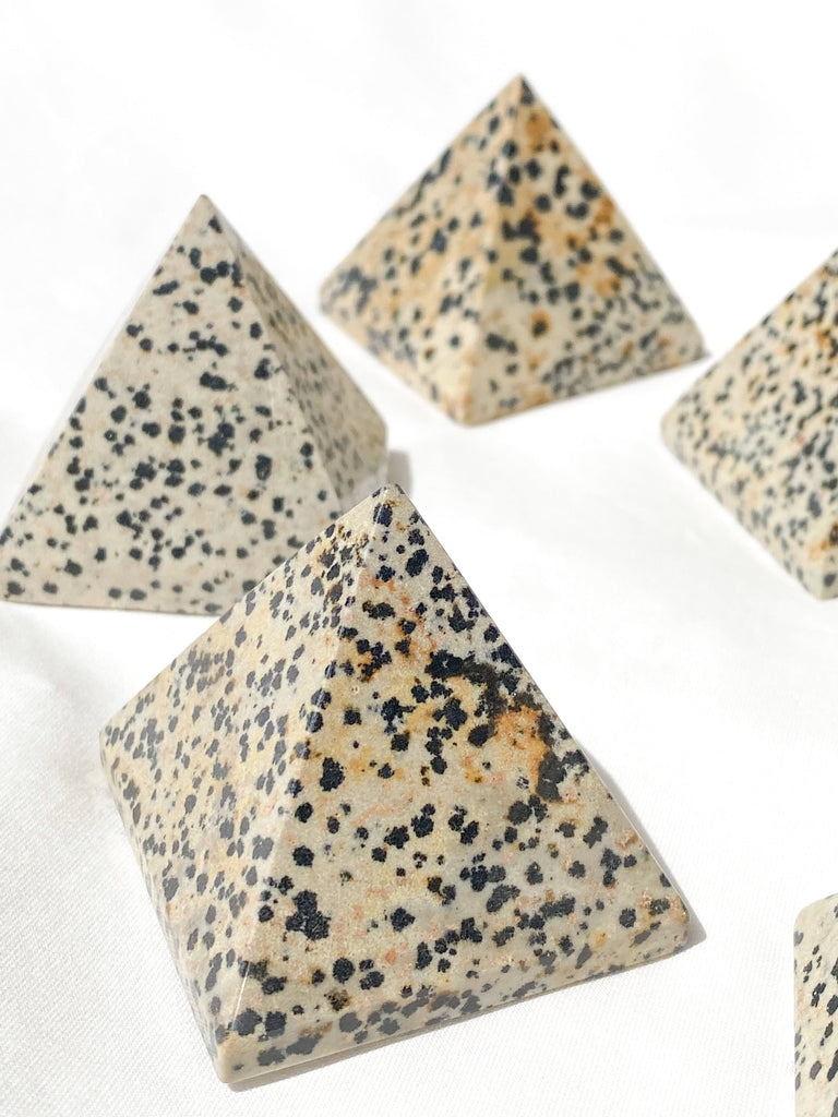 Dalmatian Jasper Pyramid | Medium - Unearthed Crystals