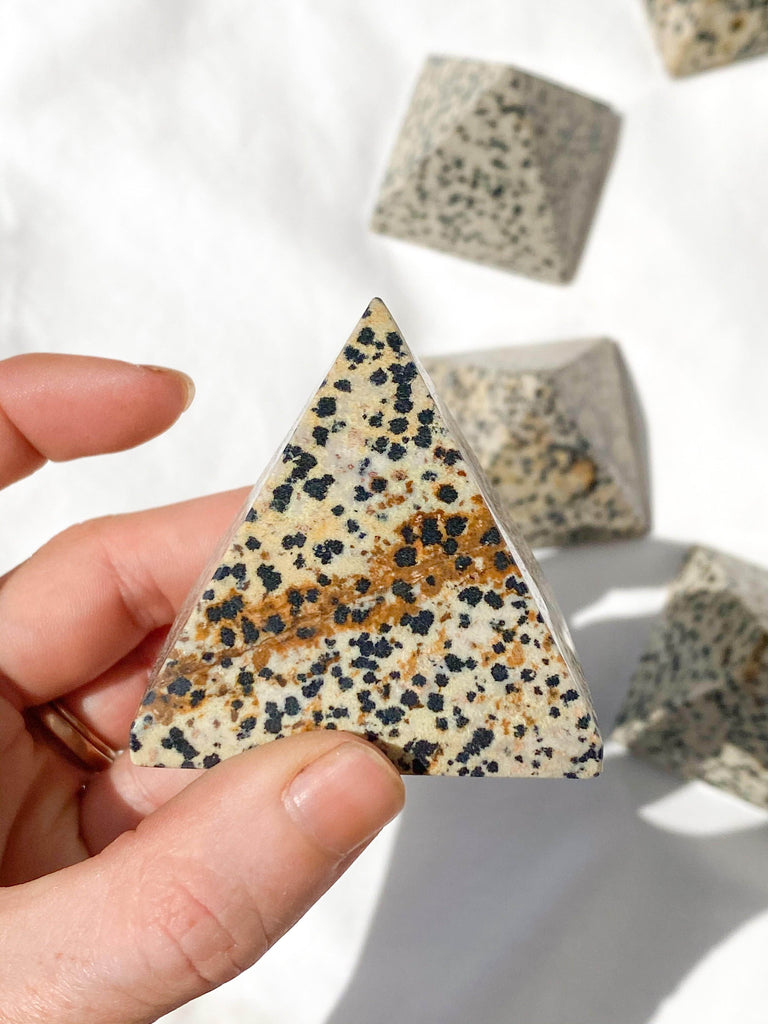 Dalmatian Jasper Pyramid | Medium - Unearthed Crystals