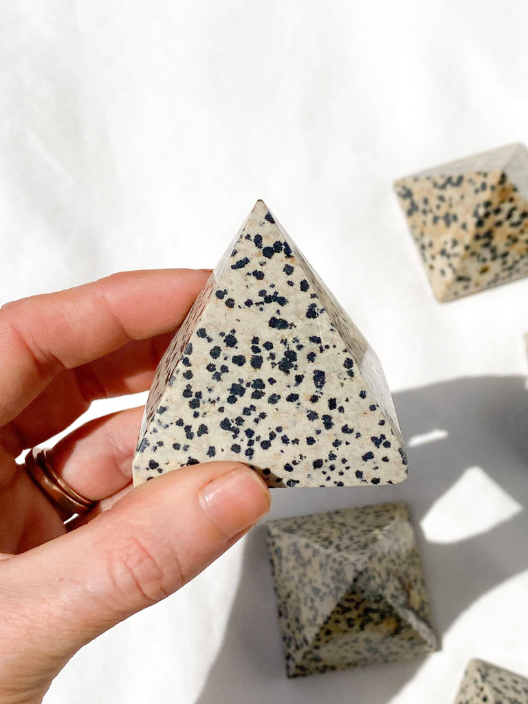 Dalmatian Jasper Pyramid | Medium - Unearthed Crystals